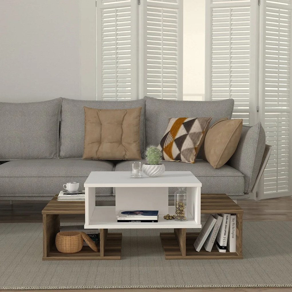 Masă de cafea Sarafina White Walnut