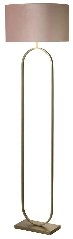 Lampadar/Lampa de podea decorativa Modish bronz/roz