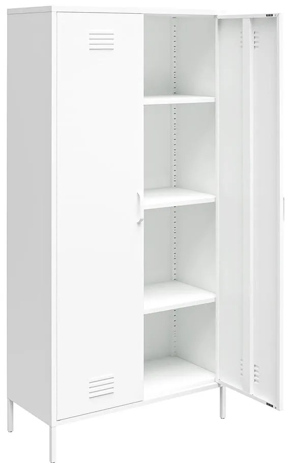 Dulap metalic alb 90x185 cm Mission District - Støraa