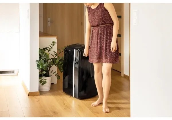 Aparat mobil inteligent de aer condiționat 3 în 1 1450W/230V 12000 BTU Wi-Fi negru + telecomandă