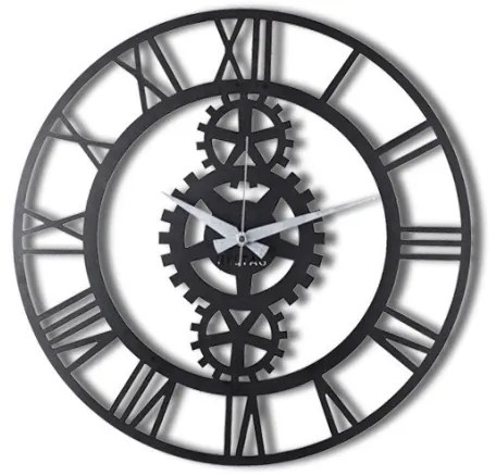 Ceas de perete d. 70 cm 1xAA negru