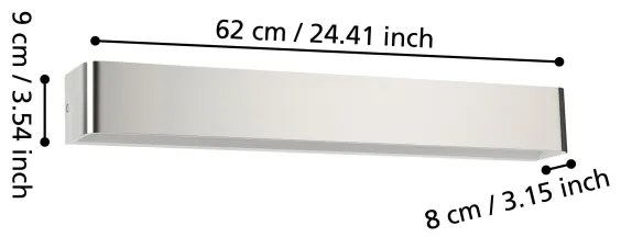 Aplică LED pentru baie SANIA LED/26,5W/230V IP44 Eglo 99692