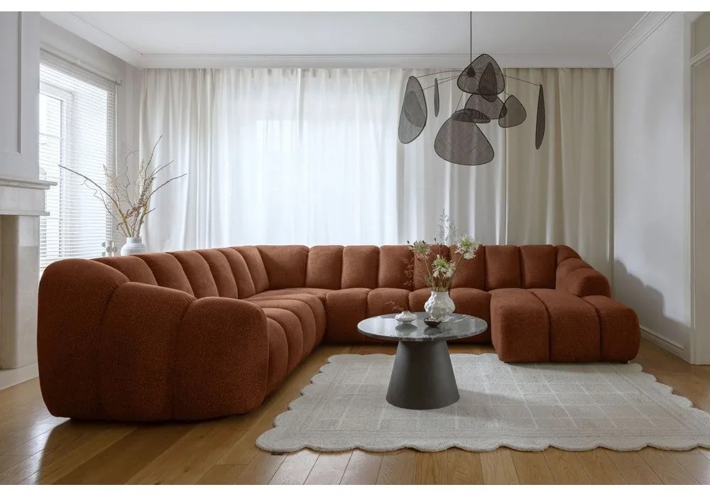 Colțar teracotă (cu colț pe partea stângă/în formă de "U") Shell – Miuform