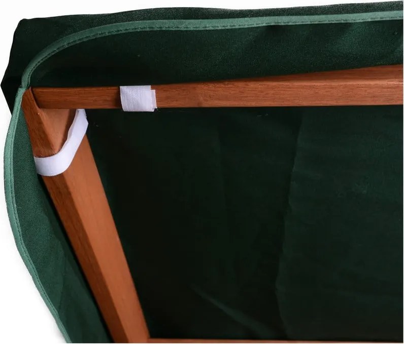 Balansoar de grădină verde/ din lemn Vegas Lux - Rojaplast