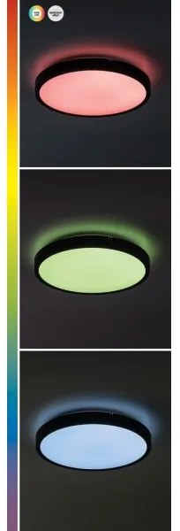 Rabalux 71441-LED RGB ALENZO 36W/230V IP44 Wi-Fi plafonieră neagră