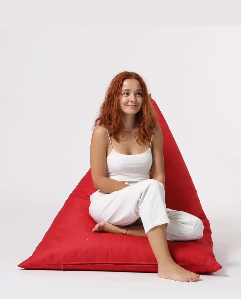 Fotoliu puf pentru grădină Pyramid Big Bed Pouf - Red