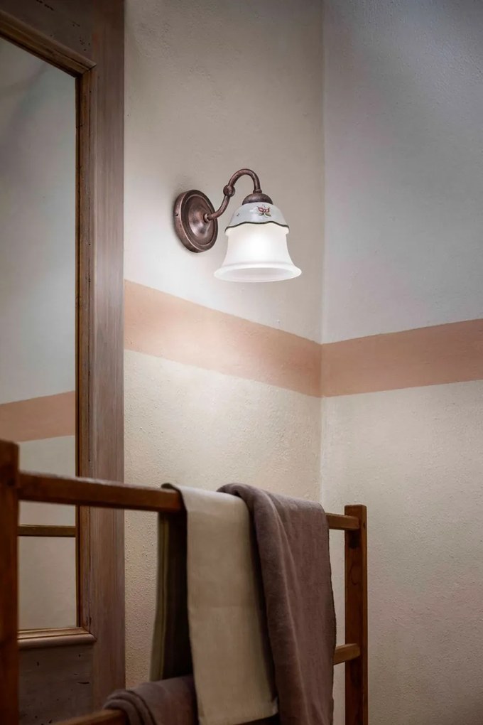 Aplica design clasic cu decor ceramic realizat manual FERRARA