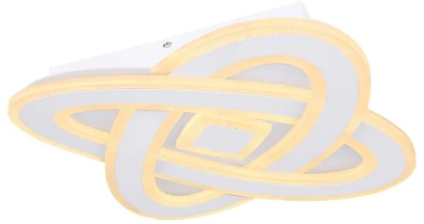 Plafonieră LED dimabilă Globo 48287-36 LARIO LED/36W/230V d. 50 cm + telecomandă