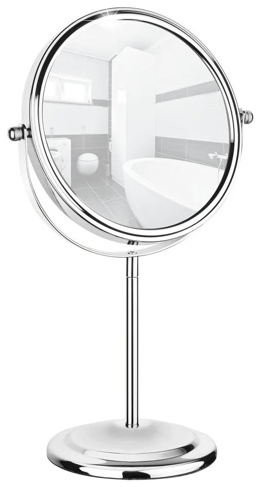 Oglinda cosmetica, 2 fete, 7X, 17 cm