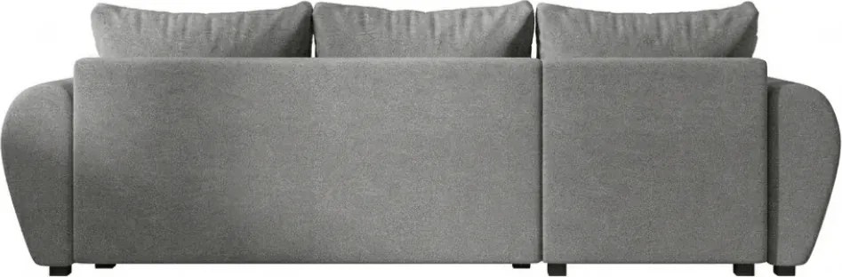 Coltar extensibil de colt SEVIO, gri, reversibil, 246x145 cm + 2 perne GRATUIT
