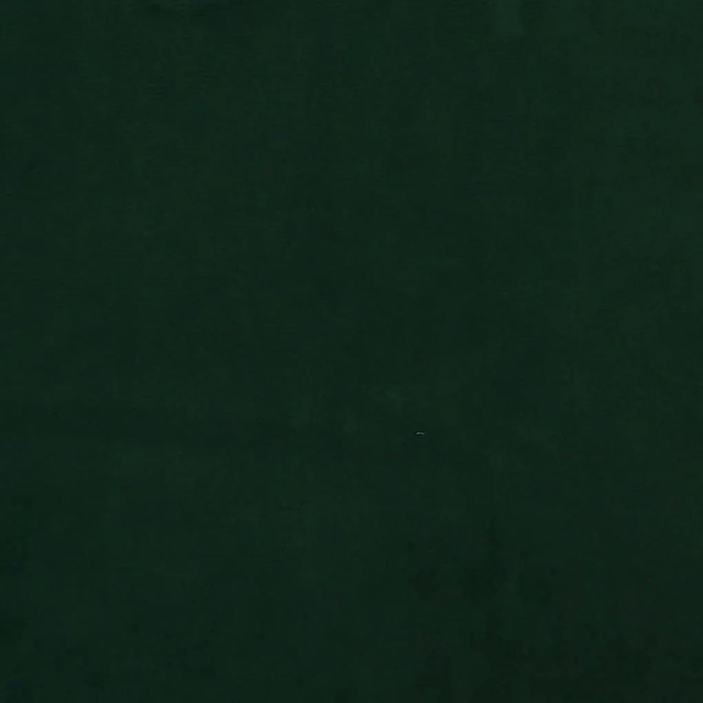 Scaune de bucatarie pivotante, 2 buc., verde inchis, catifea 2, Verde inchis