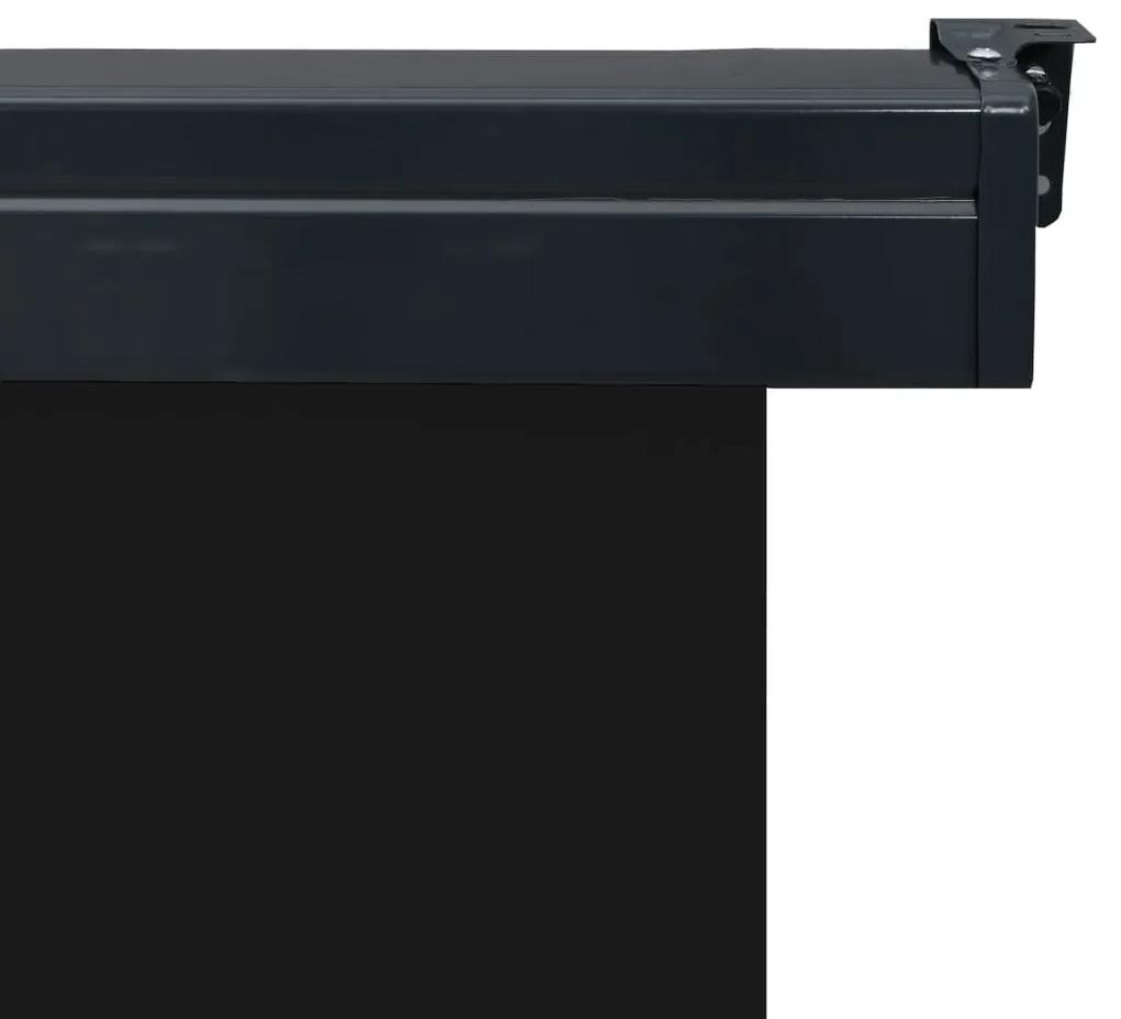 Copertina laterala de balcon, negru, 160 x 250 cm Negru, 160 x 250 cm