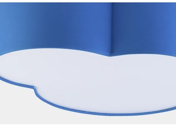 Plafonieră pentru copii CLOUD 4xE27/15W/230V albastru