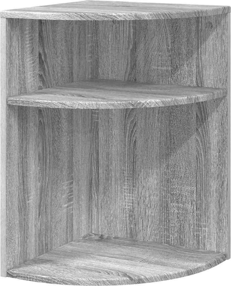 vidaXL Masă laterală Gri Sonoma 39,7 x 39,7 x 60 cm Lemn compozit