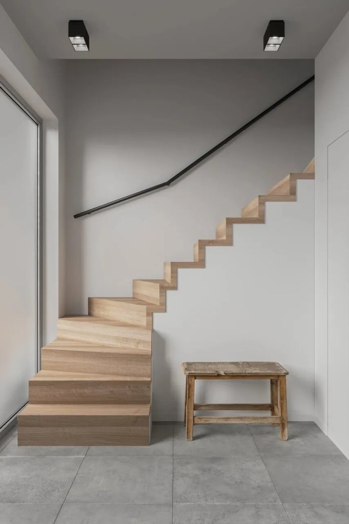 Corp aplicat cu 2 spoturi design modern ETHAN negru