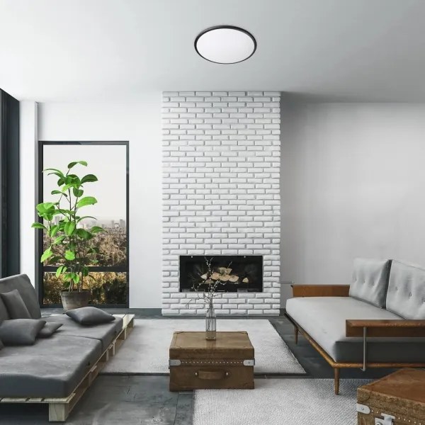 Plafonieră LED ENGON LED/45W/230V 3000K negru 38 cm Rabalux 71130