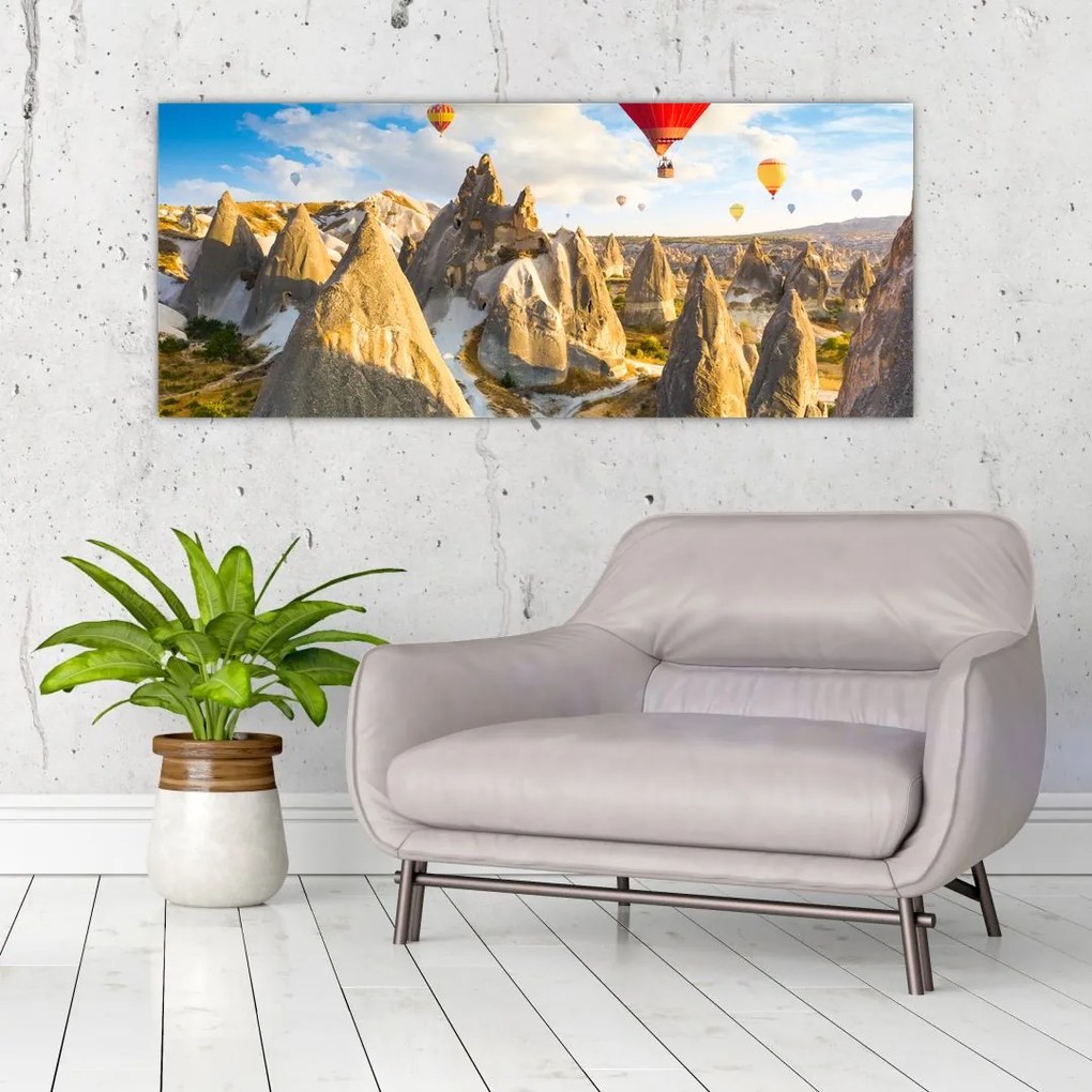 Tablou - Baloane cu aer cald (120x50 cm)