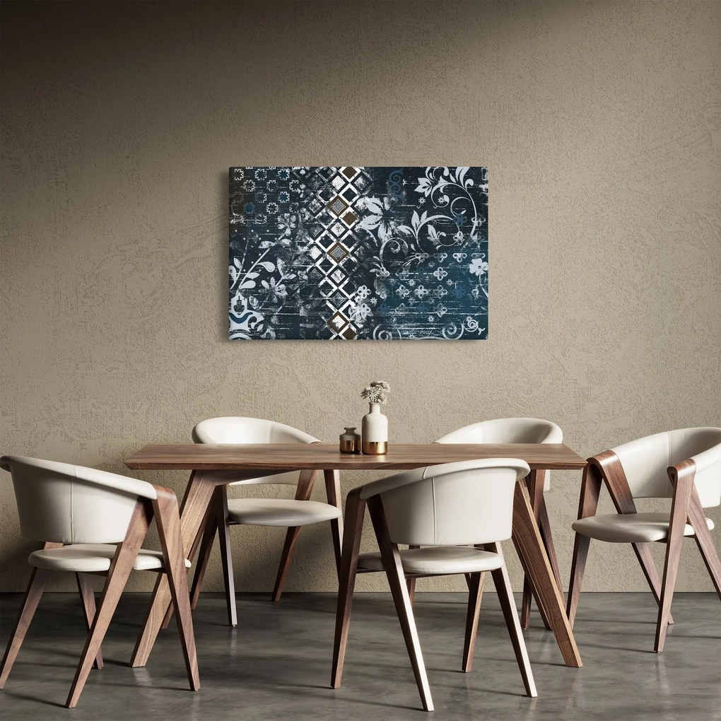 Tablou - Decorațiuni flori (90x60 cm)