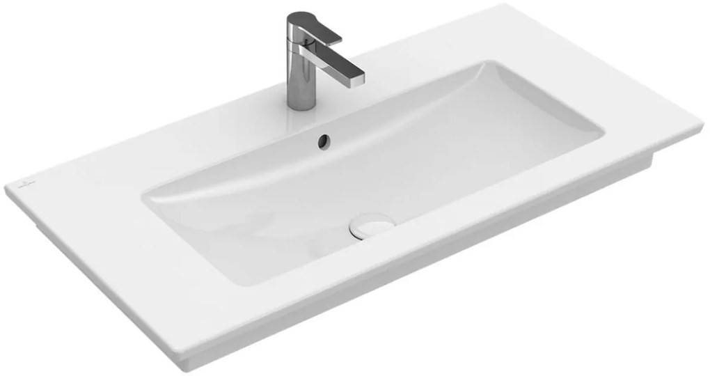 Villeroy &amp; Boch Venticello lavoar 100x50 cm dreptunghiular clasică-mobilier-cu blat alb 4104AKR1