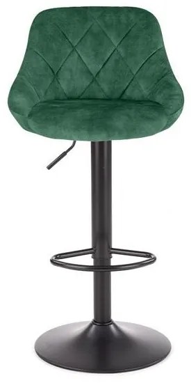 Scaun de bar H101 velvet verde