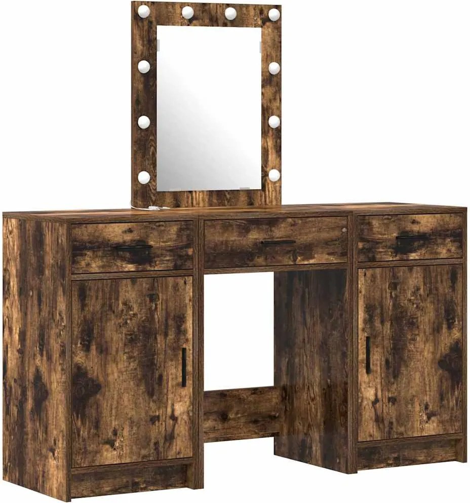 vidaXL Masă de Machiaj cu sertar Maro 50 x 41 x 135 cm Lemn compozit