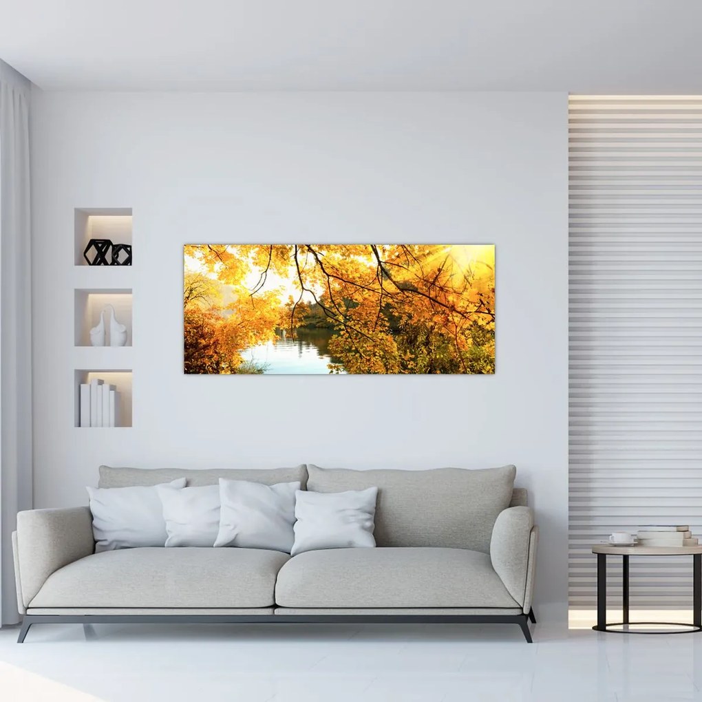 Tablou - Copac de toamnă (120x50 cm)