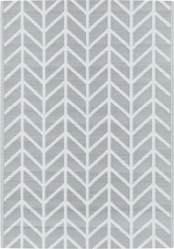 vidaXL Covor de exterior, ARAKIL gri, 140x200 cm, PP