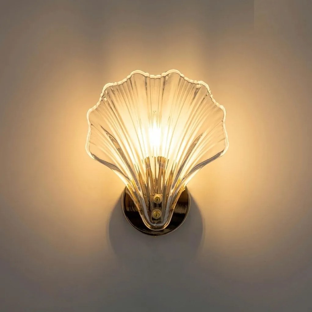 Aplica de perete design decorativ Scoica aurie