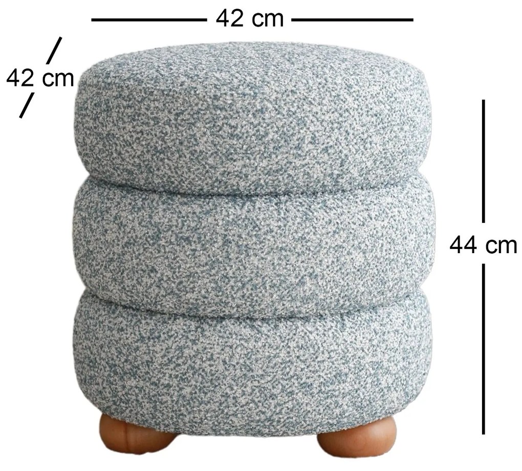 Taburete Beid W (albastru + gri). 1087820