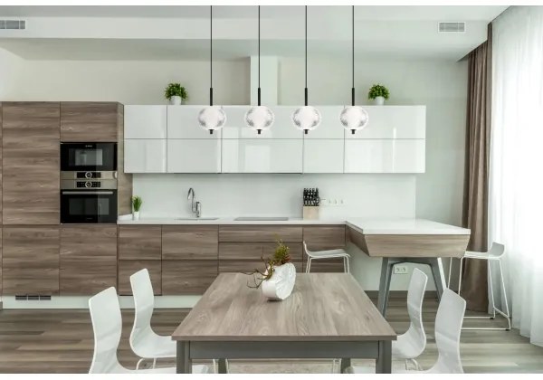 Lustră LED pe cablu Globo 16042-4H AIDA 4xLED/5,75W/230V 3000K/4500K/6500K