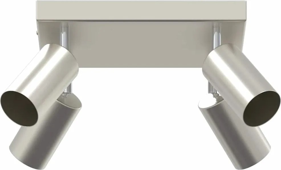 vidaXL Spot de tavan Nichel 26 x 26 x 16 cm Metal