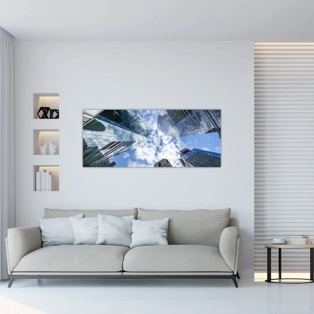 Tablou cu zgârie-norii (120x50 cm), în 40 de alte dimensiuni noi