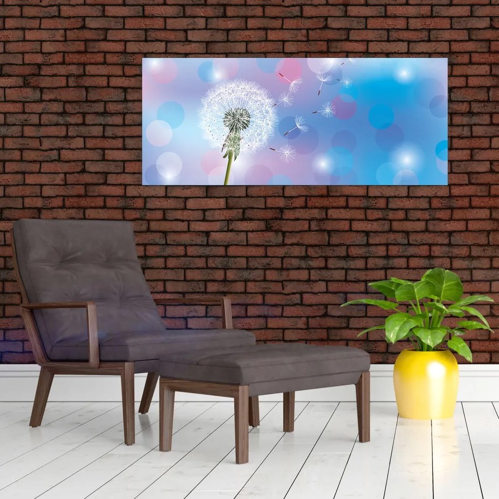 Tablou - Păpădie în vânt (120x50 cm)