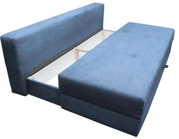 Canapea extensibila 3 locuri, albastru, Dafne