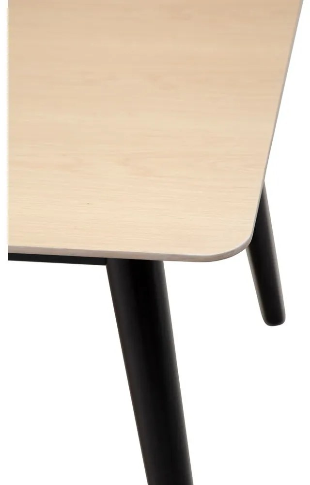 Masă de dining cu blat cu aspect de lemn de stejar 100x200 cm Yolo – DAN-FORM Denmark