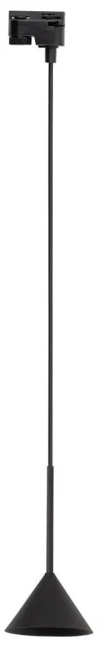 Lustră pe cablu pentru sistem de șină CONO MINI 1xGU10/10W/230V negru