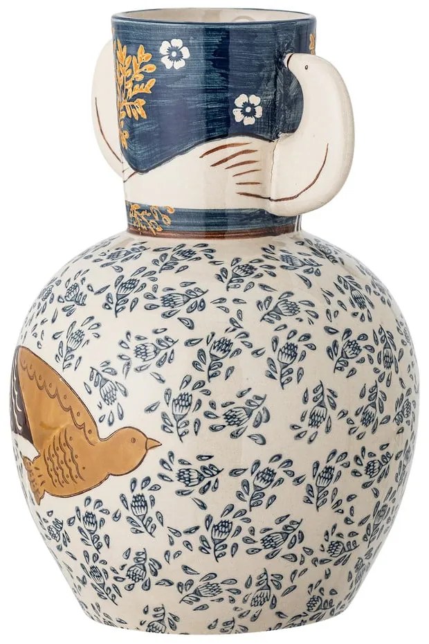 Vază din gresie pictată manual (înălțime 23,5 cm) Hezha – Bloomingville