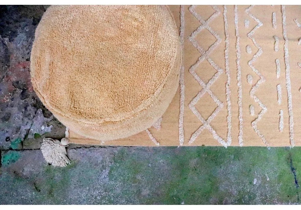 Taburet galben ocru Chill Honey – Lorena Canals