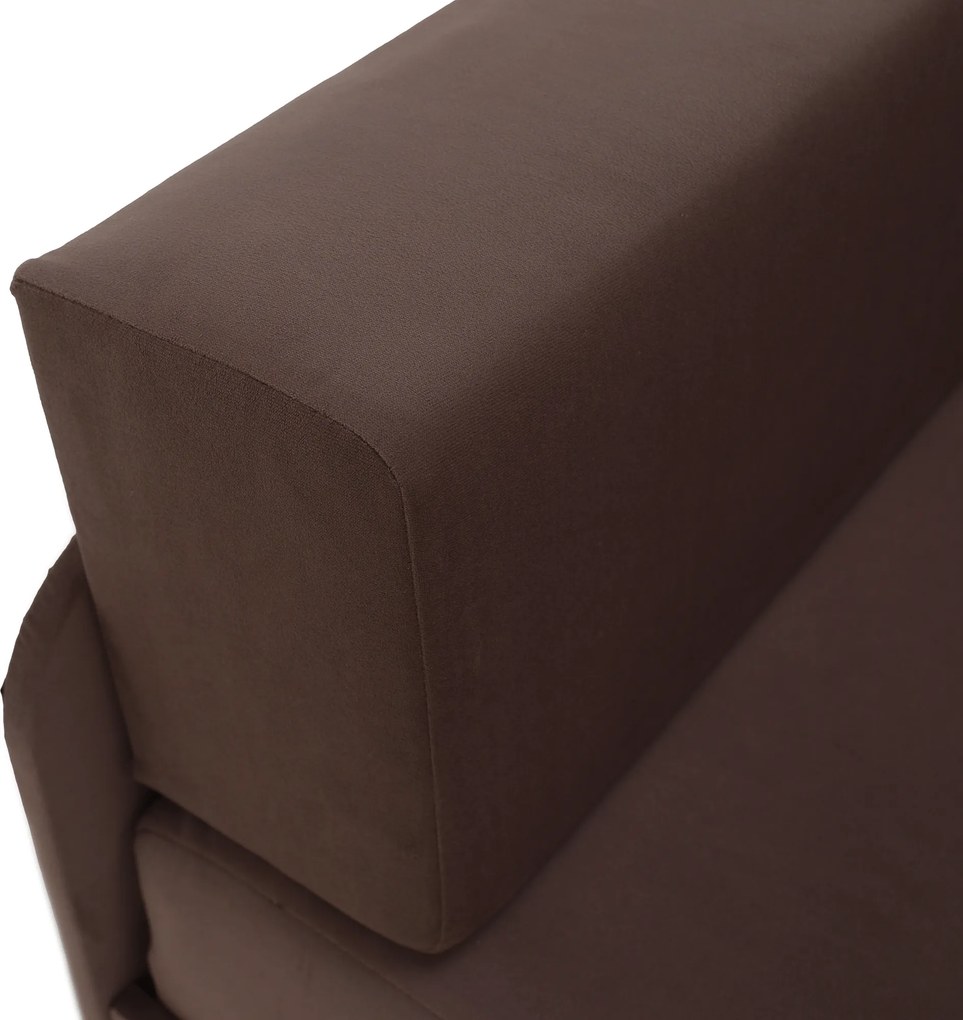 Canapea extensibilă, maro Taupe, MONTES UNI