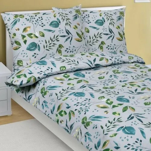 Lenjerie de pat din bumbac Bellatex Lupin verde ,140 x 220 cm, 70 x 90 cm, 140 x 220 cm, 70 x 90 cm