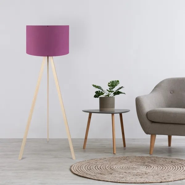 Lampadar AYD 1xE27/40W/230V mov/bej