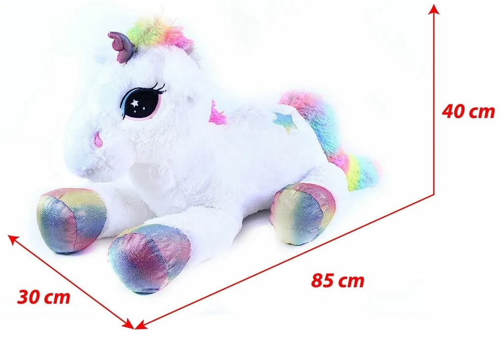 Rappa Unicorn de pluș Funkie, 85 cm