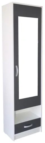 Dulap Andrei 500 Alb/Gri
