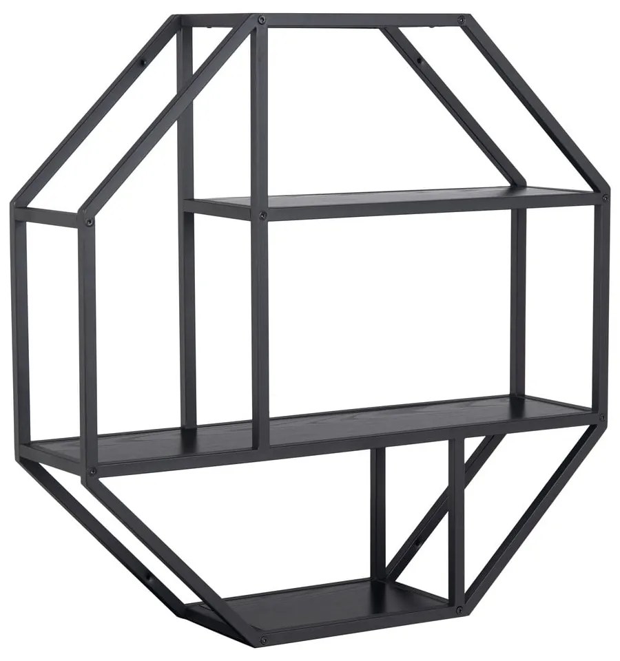 Raft de perete Actona Seaford, negru