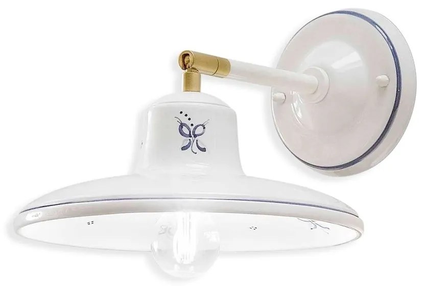 Aplica de perete clasica realizata manual din ceramica COMO