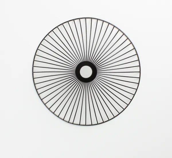 Abajur universal CURITIBA, Ø 38 cm, negru