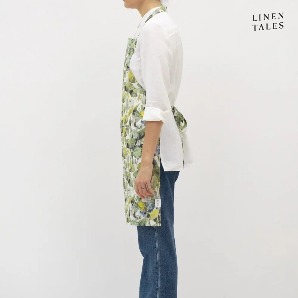 Șorț din in Lotus – Linen Tales