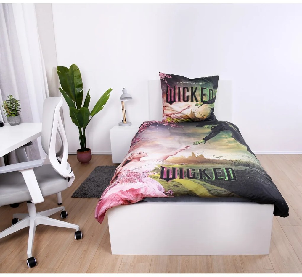 Lenjerie de pat din bumbac HerdingWicked, 135 x 200 cm, 80 x 80 cm