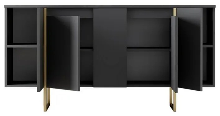 Dulap Luxe Anthracite and Gold