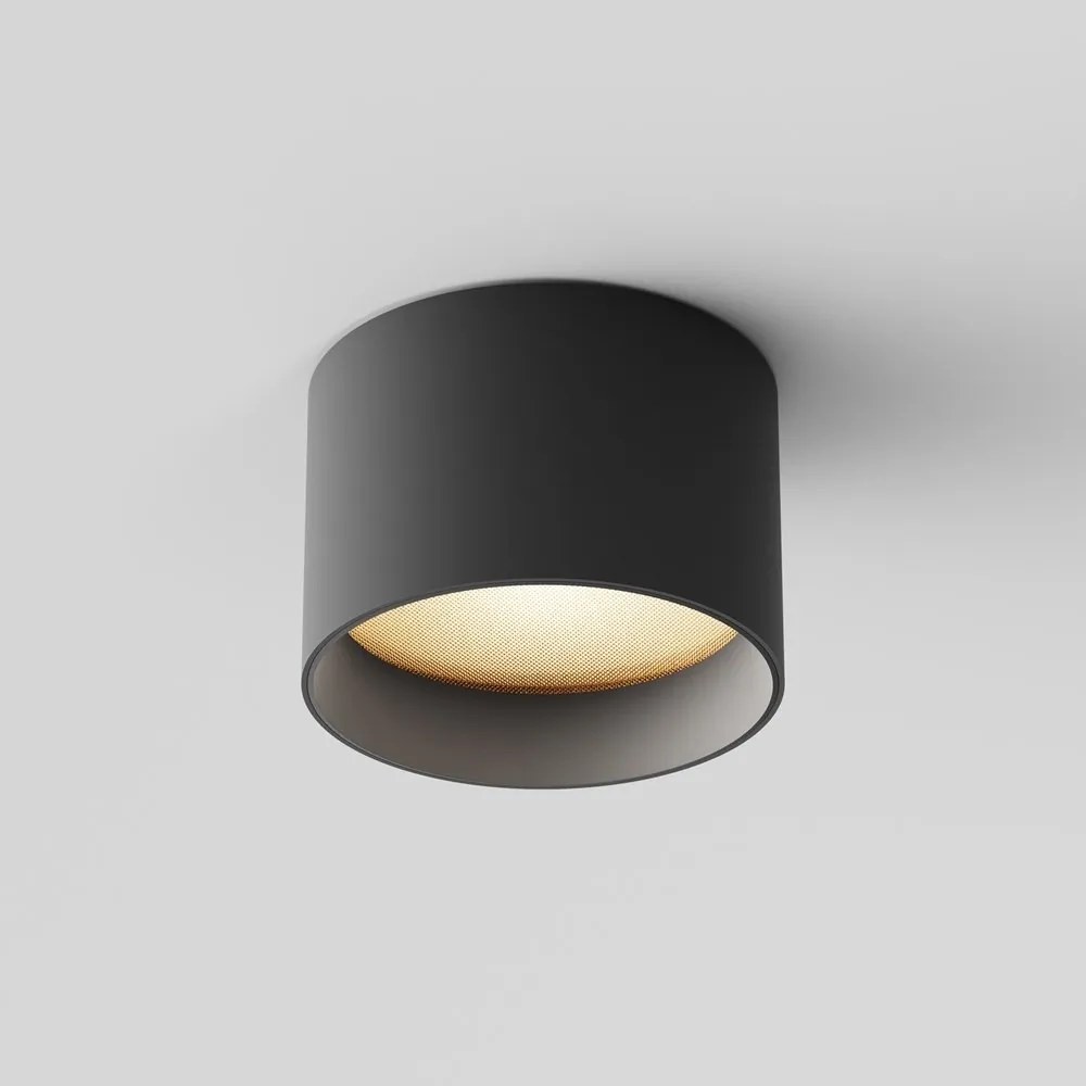 Spot LED aplicat design tehnic Vega D-9cm negru